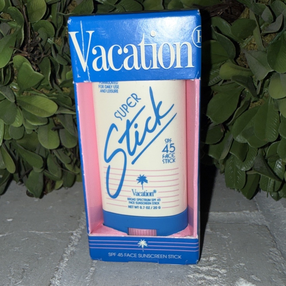 Vacation Super Stick SPF 45‎ Face Sunscreen Stick 0.7oz NEW IN BOX